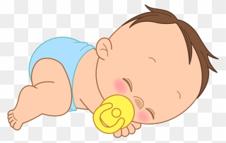 Infant Clipart Baby Tummy Time - Clipart Sleeping Baby Png Transparent Png