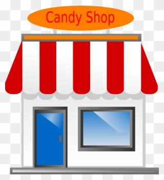 Transparent Candy Clipart Png - Candy Store Front Png