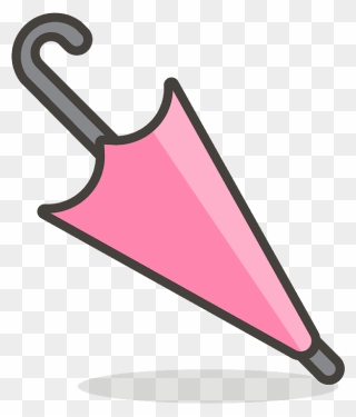 Closed Umbrella Emoji Clipart - Closed Umbrella Icon Png Transparent Png