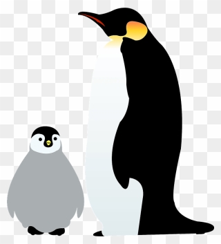 Emperor Penguin Chick Clipart - Png Download