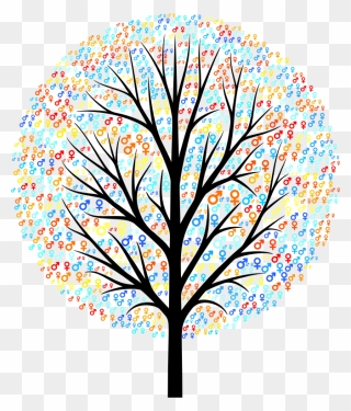 Gender Symbols Tree - Maple Trees You Can Tap Clipart