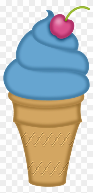Ice Cream Blue Clipart , Png Download - Ice Cream Transparent Png