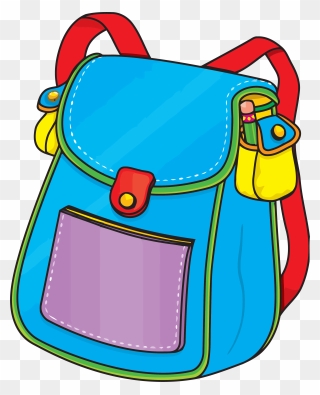 School Bag Clipart Png - Backpack Clipart Transparent Png