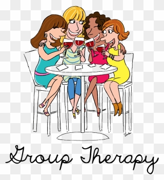 Women Group Therapy Clipart - Png Download