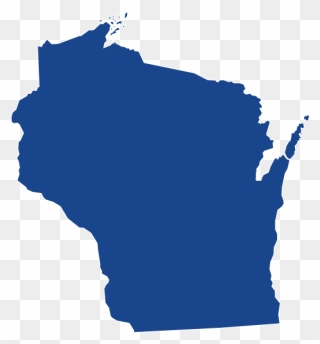Wisconsin Shape Sticker - State Of Wisconsin Clipart