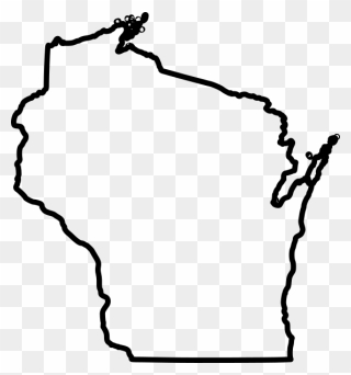 Wisconsin Black And White Clipart