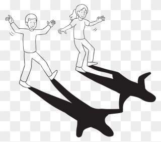 Team-building Exercise In Which Two People Cast The Clipart