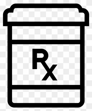 Tablet Clipart Svg - Pill Bottle Icon Png Transparent Png