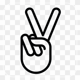 Picture - Peace Sign Icon Transparent Clipart