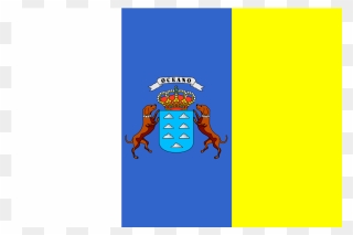 Canary Svg Clip Arts - Canary Islands Flag - Png Download