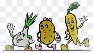 Kid Clipart Vegetable - Food We Eat Clip Art - Png Download