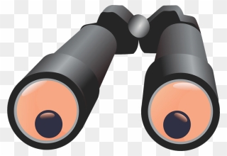 Free To Use & Public Domain Binoculars Clip Art - Clip Art Binoculars Cartoon - Png Download