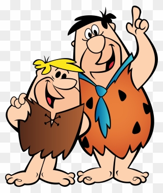 Fred Flintstone And Barney Rubble Png Clip Art Image​ - Barney E Fred Flintstones Transparent Png