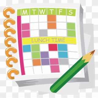 Organizing Made Fun - Schedule Clipart - Png Download
