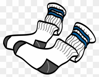 Athletic Crew Socks - Socks Free Clip Art - Png Download