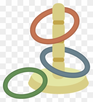 Quoits Toy Game Clipart - Circle - Png Download
