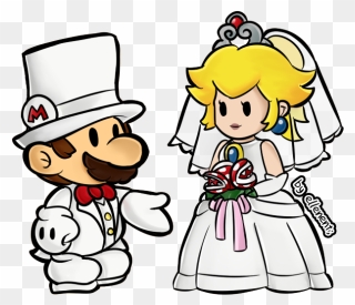 Transparent Get Dressed Clip Art - Peach Paper Mario Odyssey - Png Download
