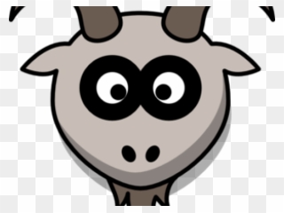 Goat Clipart Angora Goat - Cute Goat Head Clipart - Png Download
