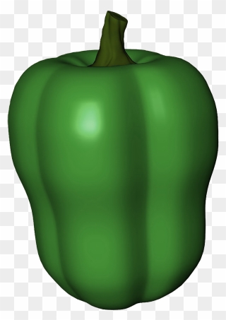 Green Pepper Clipart - Granny Smith - Png Download