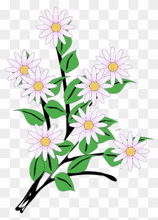 Bunch Of Flowers Clip Art - Png Download