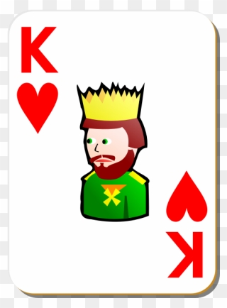 King Of Hearts Vector Clip Art - King Clip Art - Png Download