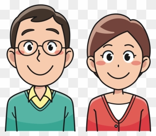 Jaw,animated Cartoon,facial Expression - Middle Age Couple Cartoon Clipart