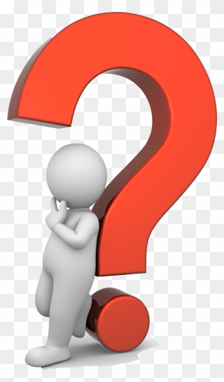 Question Mark Clip Art - Character With Question Mark - Png Download