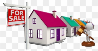 Auction House Clipart Image Freeuse Library New Home - House Auctions - Png Download