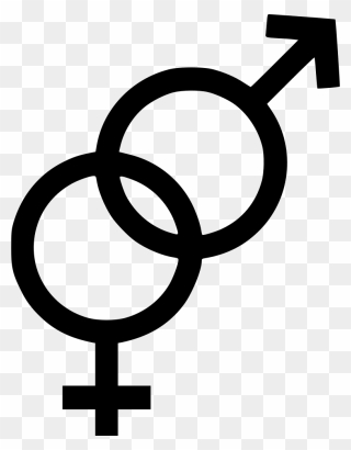 Heterosexuality Hetero Gender Sex Sexual - Masculine And Feminine Symbol Clipart