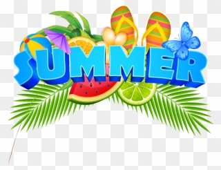 Clipart Summer Element - Png Download