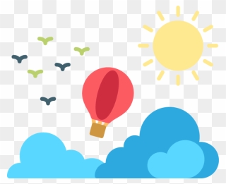 Online - Hot Air Balloon Clipart