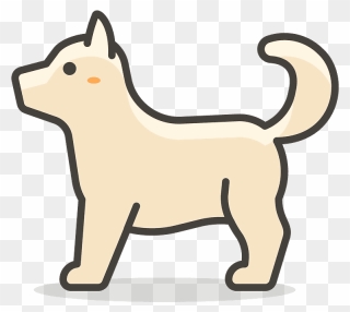 Dog Emoji Clipart - Dog Emoji Transparent Background - Png Download