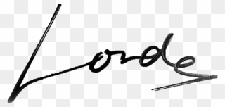 Lorde Signature Clipart