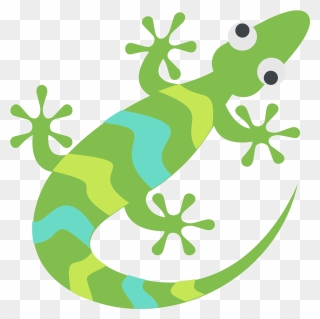 Gecko Clipart Svg Salamander Emoji - Lizard Emoji - Png Download