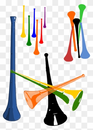 More Vuvuzelas Clip Art - Trumpet - Png Download