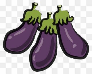 Eggplant Vegetable Food Clipart - Eggplant - Png Download