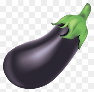 Eggplant Clipart Coloring Page - Eggplant - Png Download