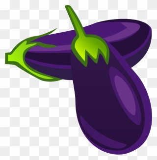 Eggplant Clipart Vector - Eggplant Clipart - Png Download