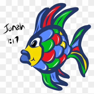Jonah Bible Story Messages Sticker-0 - Coral Reef Fish Clipart