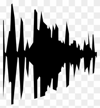 Acoustic Wave Sound Computer Icons Radio Wave - Sound Wave Silhouette Png Clipart
