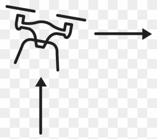 Diagram Of An Multi-rotor Remotely Piloted Aircraft Clipart