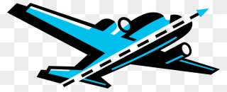 Vector Illustration Of Commercial Airline Passenger Clipart