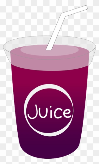 Acai Palm Juice Clipart - Drinking Straw - Png Download