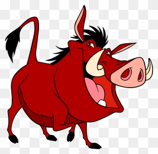 Transparent Lion King Characters Png - Lion King Pumbaa Cliparts