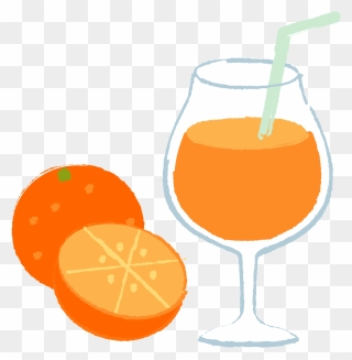 Orange Juice Clipart オレンジ ジュース イラスト フリー Png Download Pinclipart