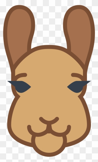 Llama Face Png - Clip Art Transparent Png