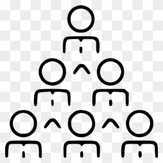 Business Pyramid People Cooperation Leader Organization Clipart
