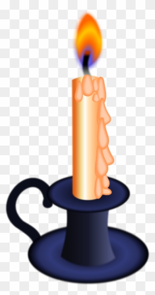Transparent Colonial Clipart - Candle For Death Png