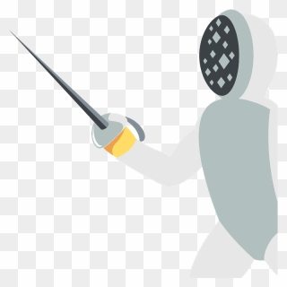 Person Fencing Emoji Clipart - Icon - Png Download