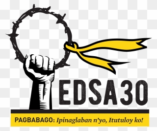 Transparent Protest Png - Edsa Revolution Anniversary 2020 Clipart